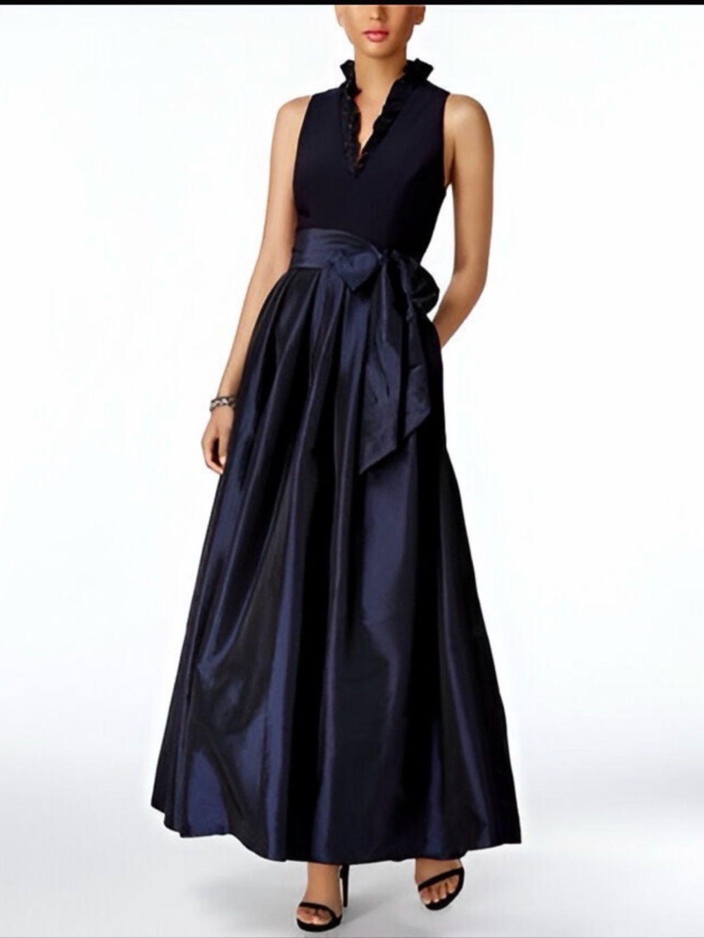 Jessica Howard Midnight blue party dress size 12 like new